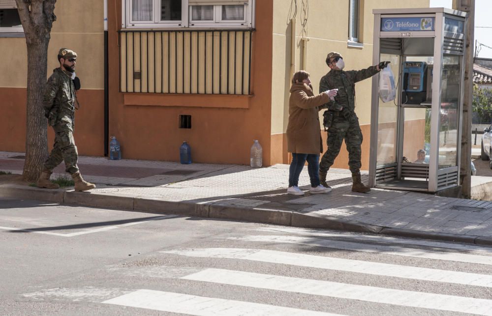 El Ejército de Tierra patrulla en Benavente