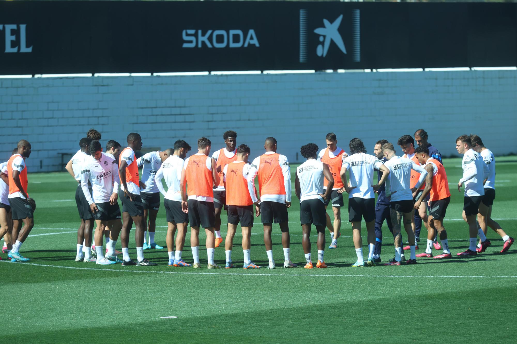 Así ha sido el entrenamiento del Valencia CF