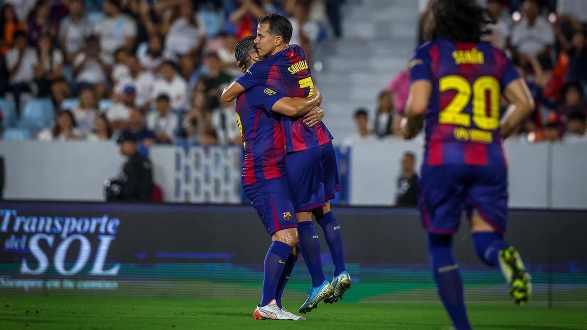 Saviola, autor de un doblete contra el Madrid en El Salvador