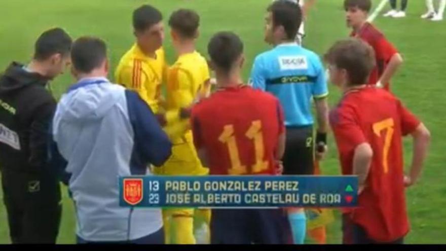 Pablo González debuta con España sub-15