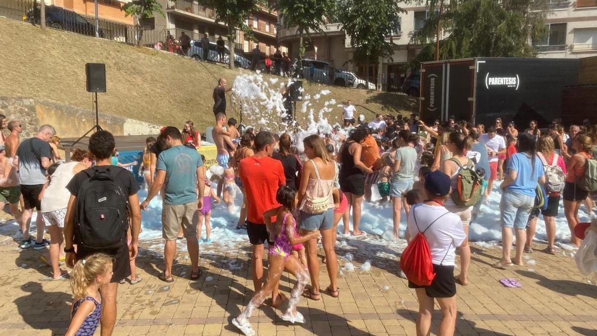 Una activitat infantil d'una edició anterior de la Festa Major de Bagà