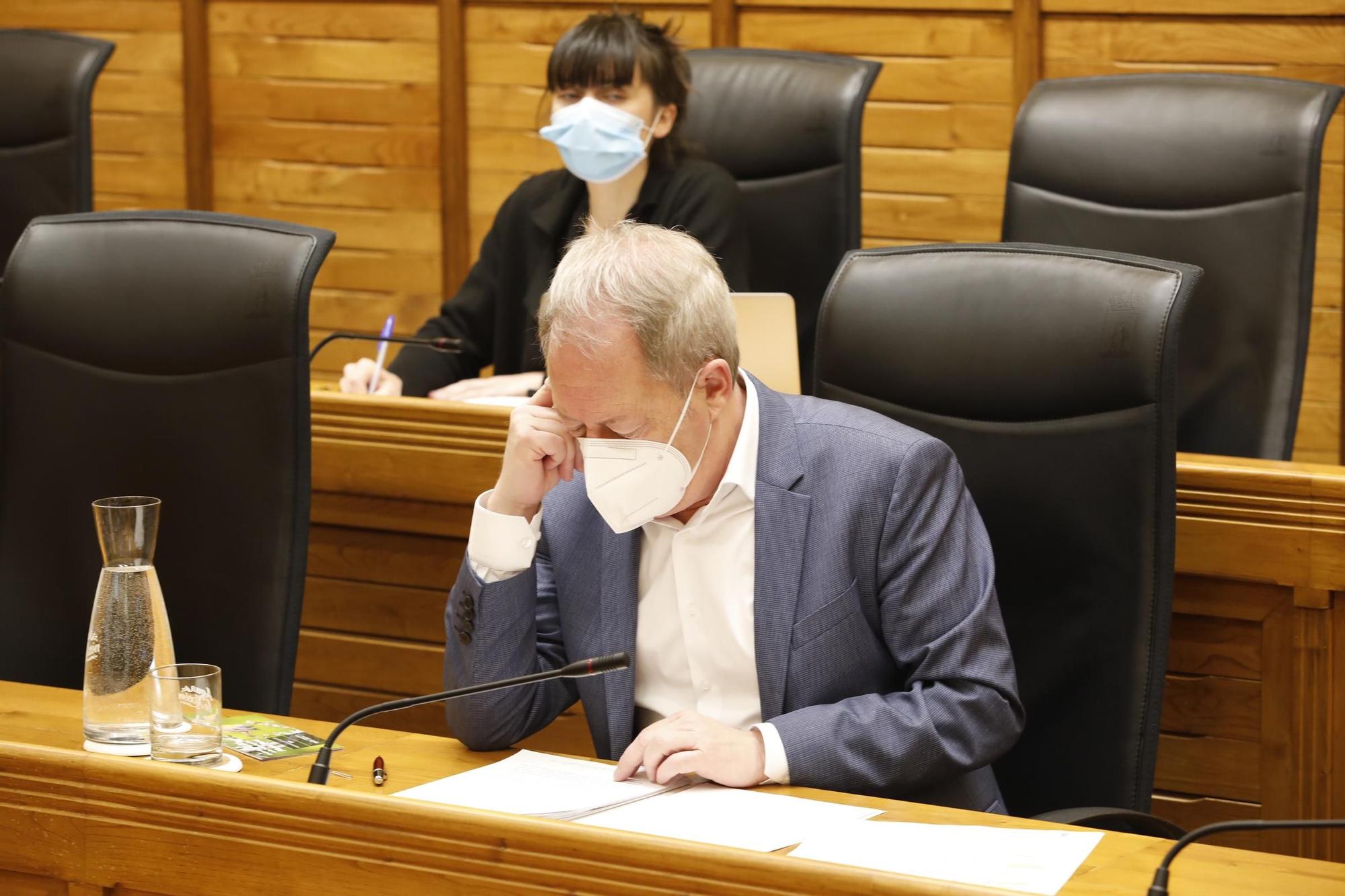 Pleno municipal de enero en el Ayuntamiento de Gijón.