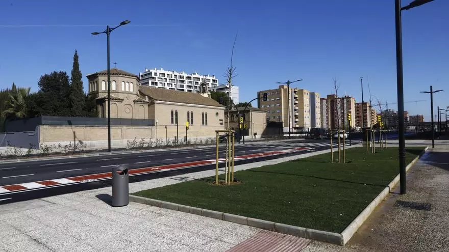 Así ha quedado el primer tramo de la avenida Cataluña tras su renovación