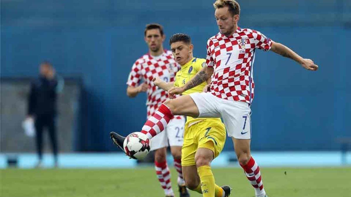 Rakitic se lesionó con la selección de Croacia