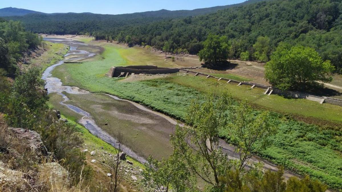 L’embassament Darnius-Boadella, el  20 d’agost de 2022. | MARC MARCOS