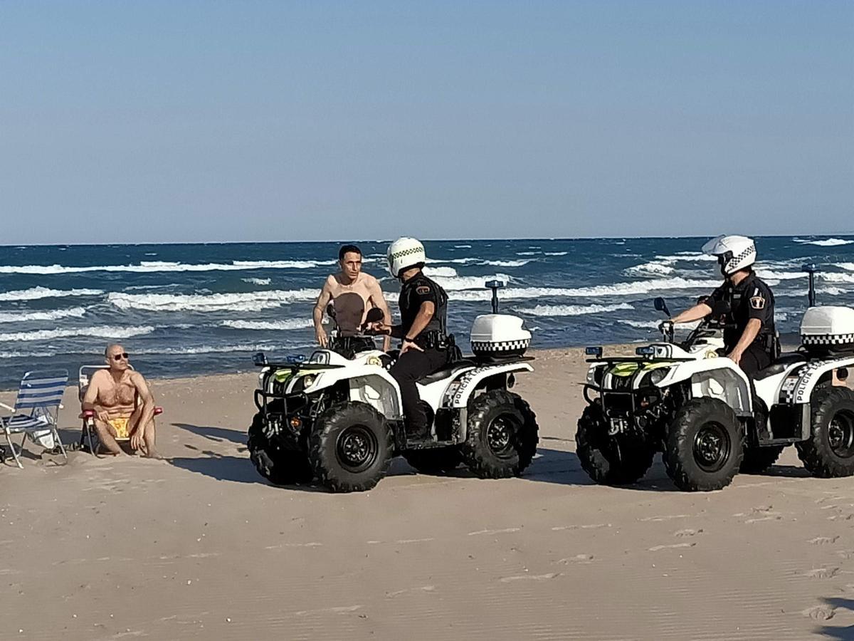 Dispositivo de seguridad en la playa, en una imagen de archivo.