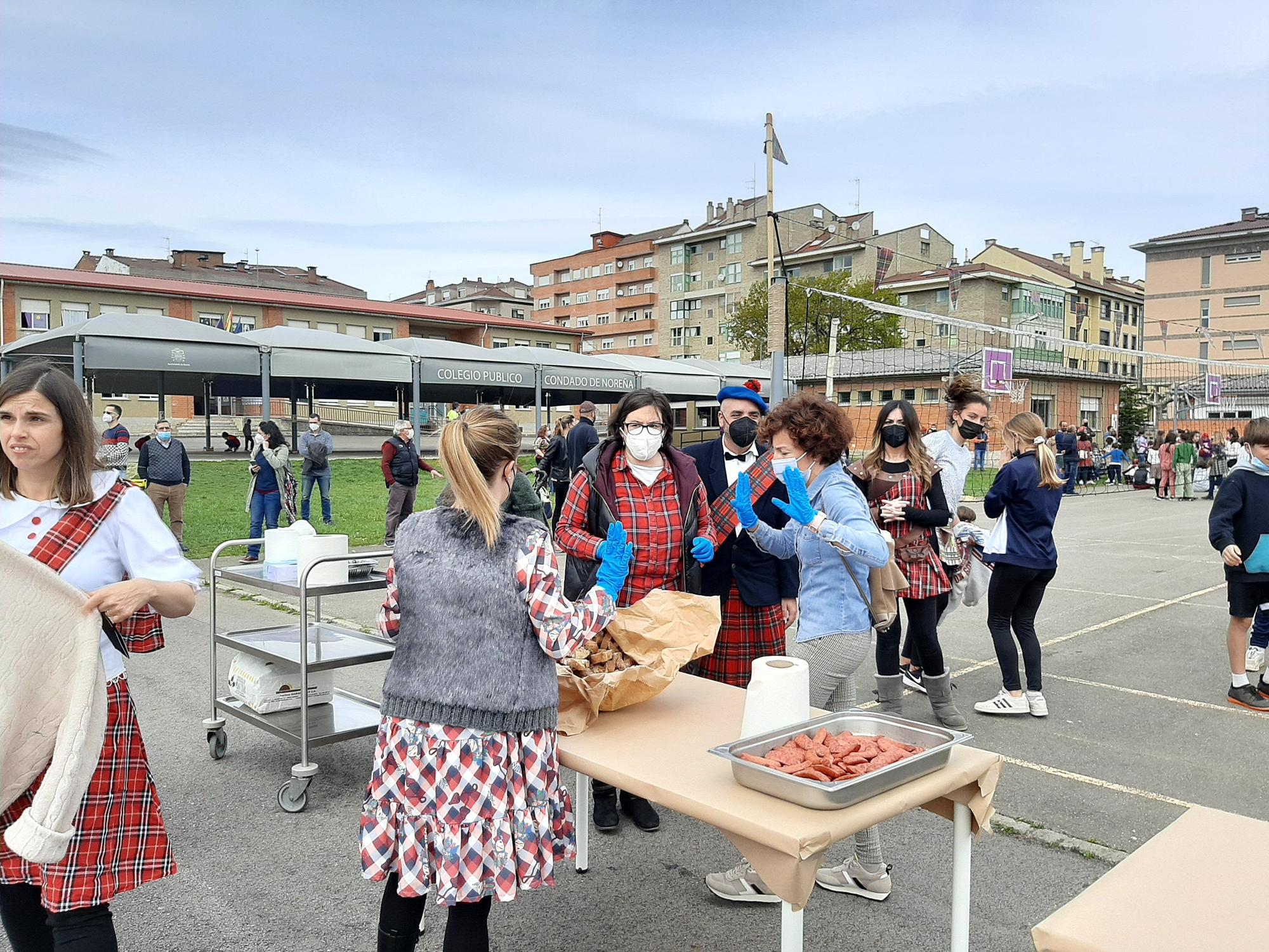 Fiesta escocesa en el colegio Condado de Noreña