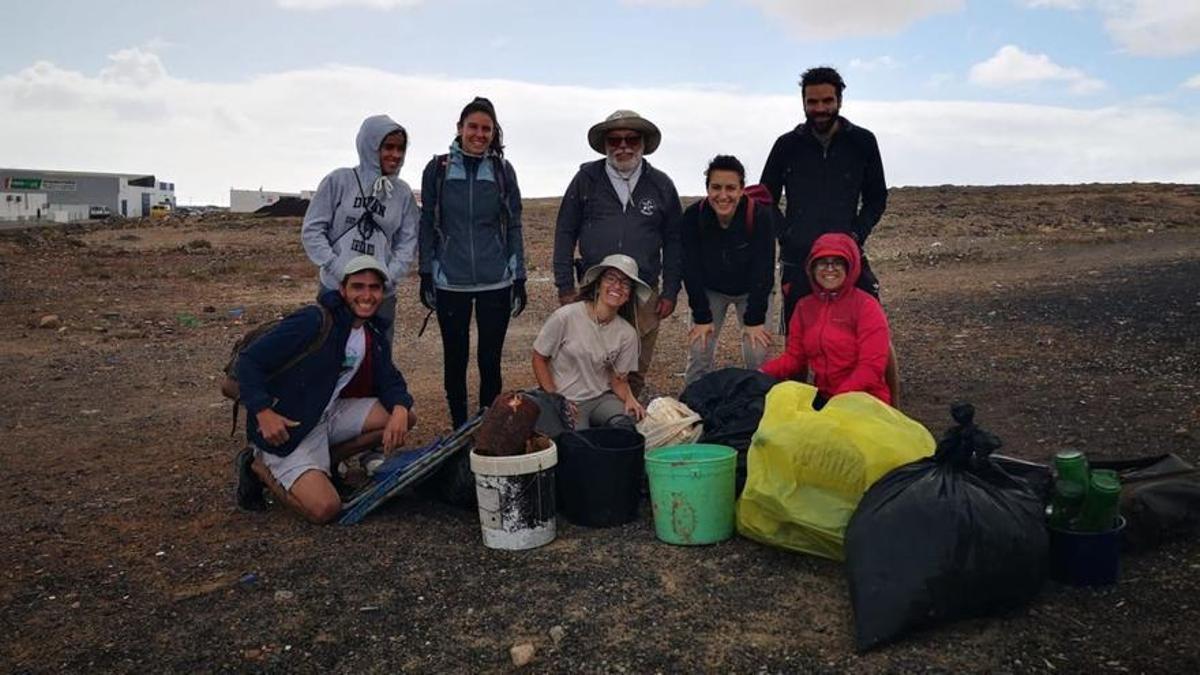 Avanfuer realiza acciones de recogida de residuos en Fuerteventura.