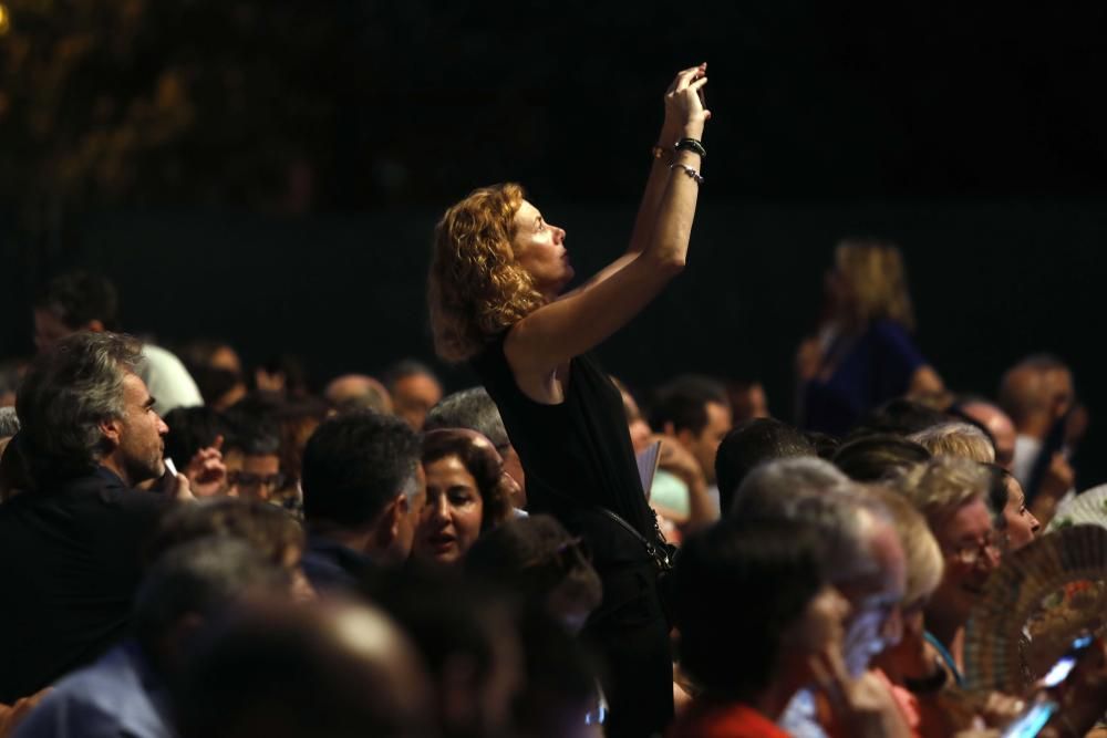 Ana Belén actúa en los conciertos de Viveros