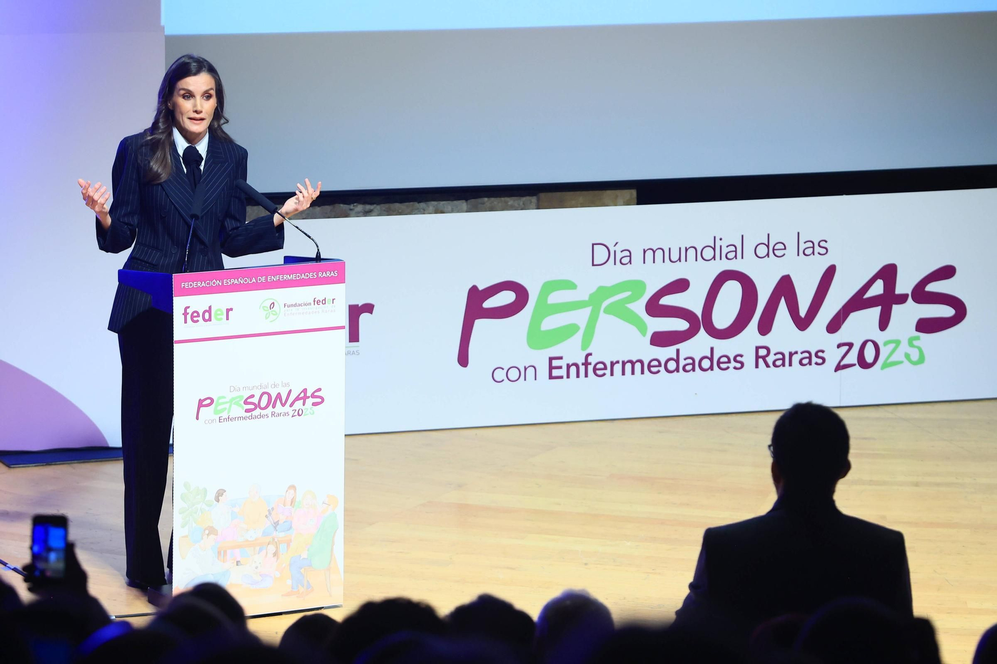 Pacientes con enfermedades raras de toda España visibilizan su lucha en Oviedo en un acto presidido por la Reina Letizia