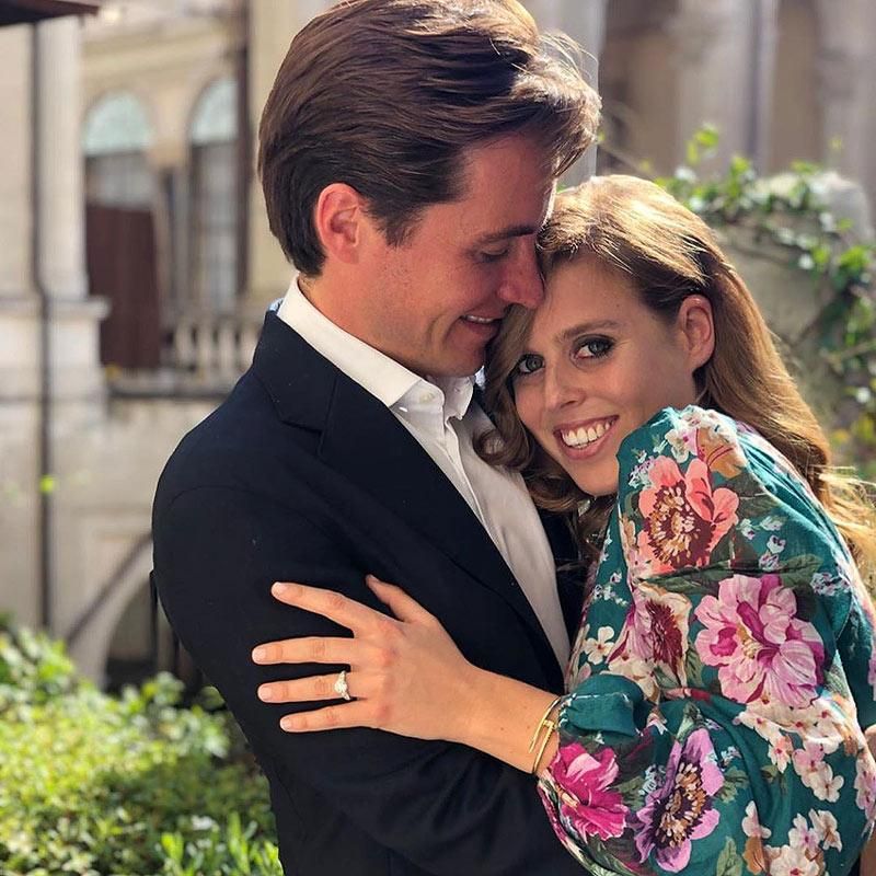 La foto de prometidos de la princesa Beatriz
