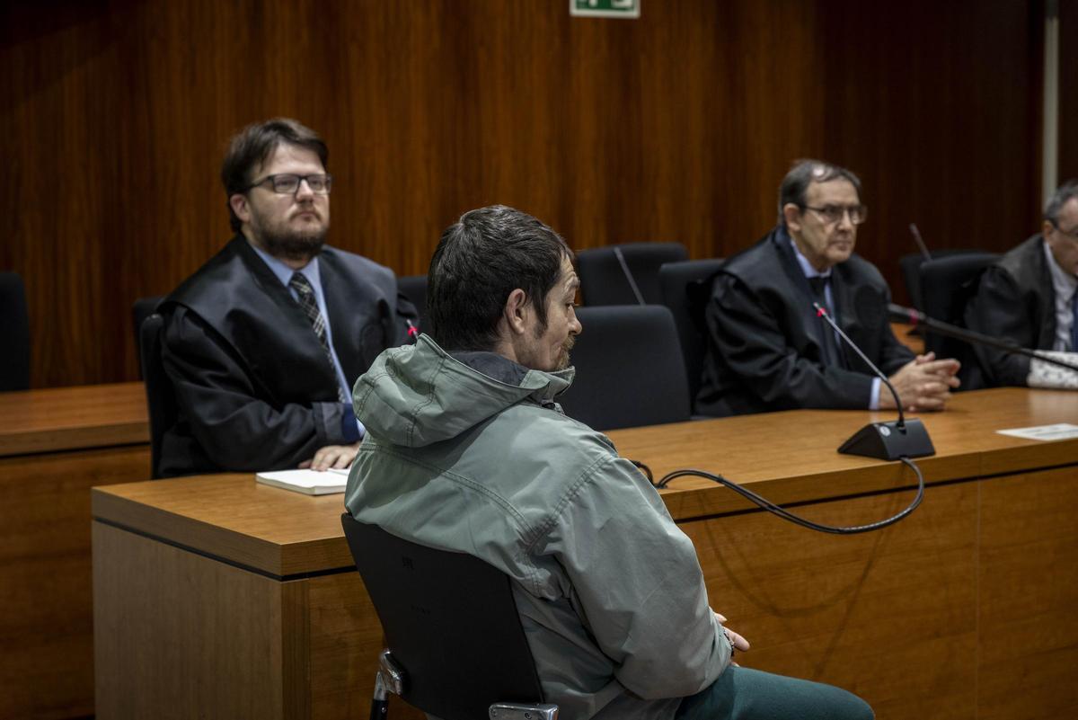 José Miguel Oliván Castán, alias 'Josemi', tras conocer el veredicto de culpabilidad en la Audiencia Provincial de Zaragoza.