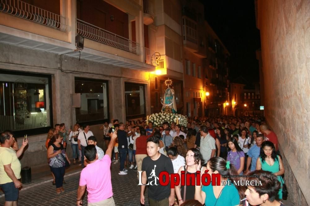 Procesión de la Virgen del Cisne en Lorca