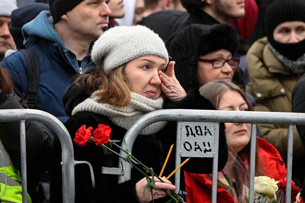 Funeral y ceremonia de despedida del político opositor ruso Alexei Navalny en Moscú