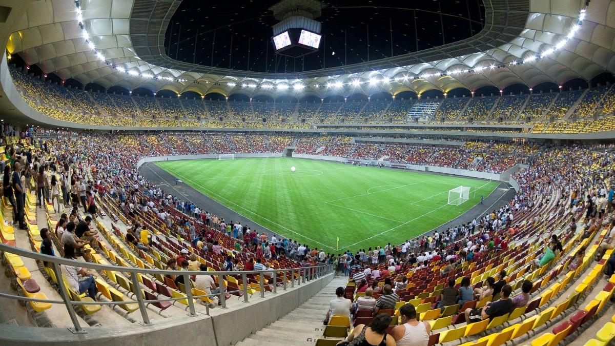 El Arena Națională de Bucarest, una de las sedes de la Eurocopa 2020.