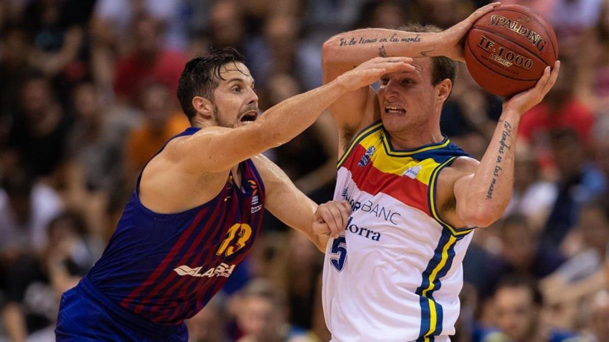 Imagen de la primera vuelta entre Barça y Andorra