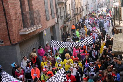 Rua del Carnestoltes de Sant Fruitós de Bages