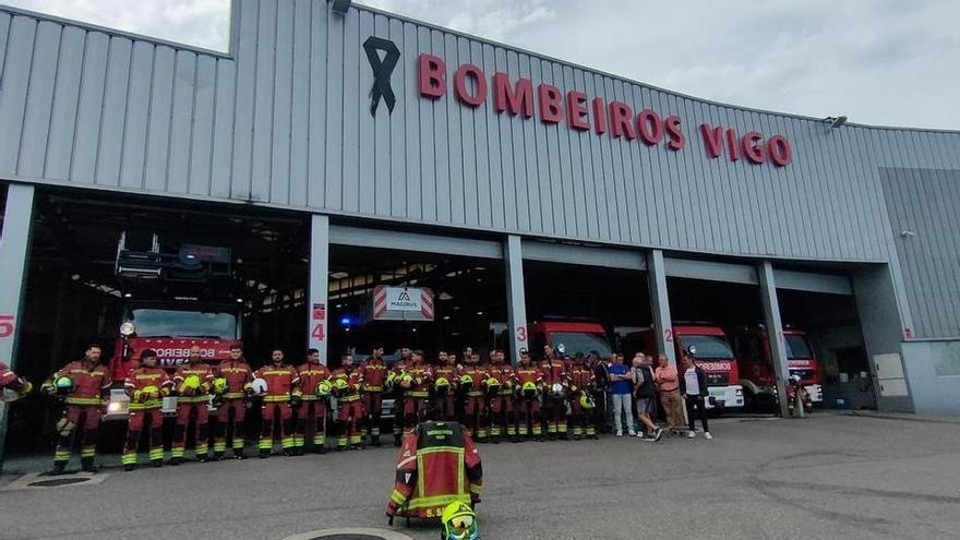 Homenaje al bombero Sergio Sanlés por el segundo aniversario de su fallecimiento