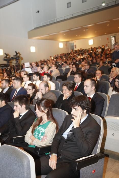 Entrega de diplomas de la Escuela Politécnica de Gijón.