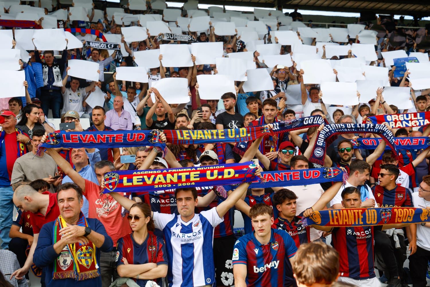 Así se ha vivido el Burgos-Levante UD