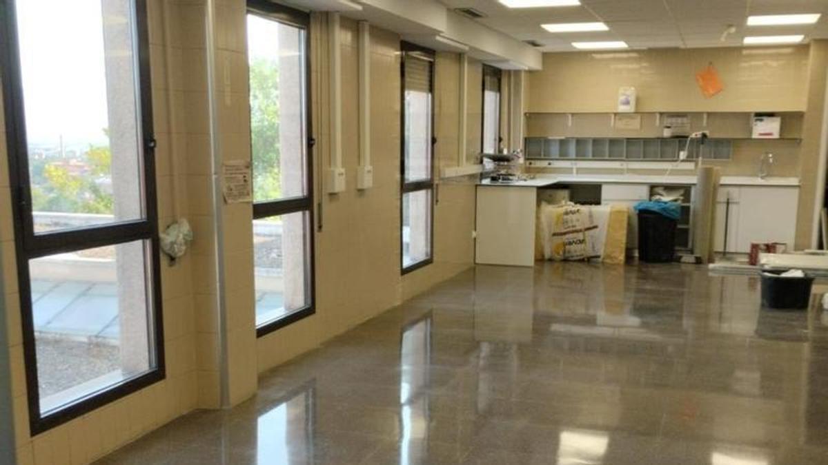 Interior del Hospital Ernest Lluch de Calatayud.