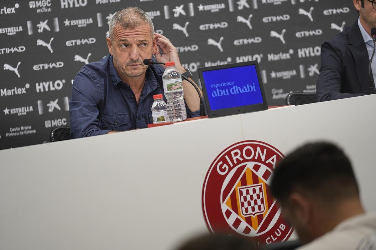 Quique Cárcel, director esportiu del Girona