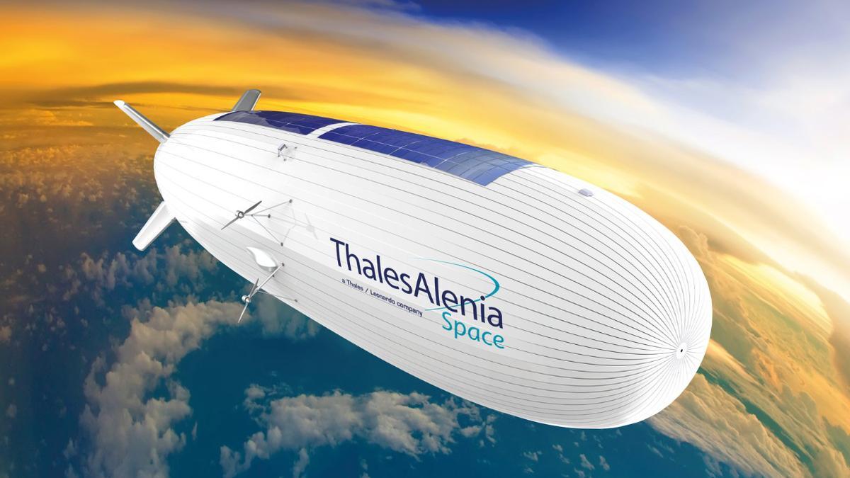 Recreación del Stratobus de Thales.