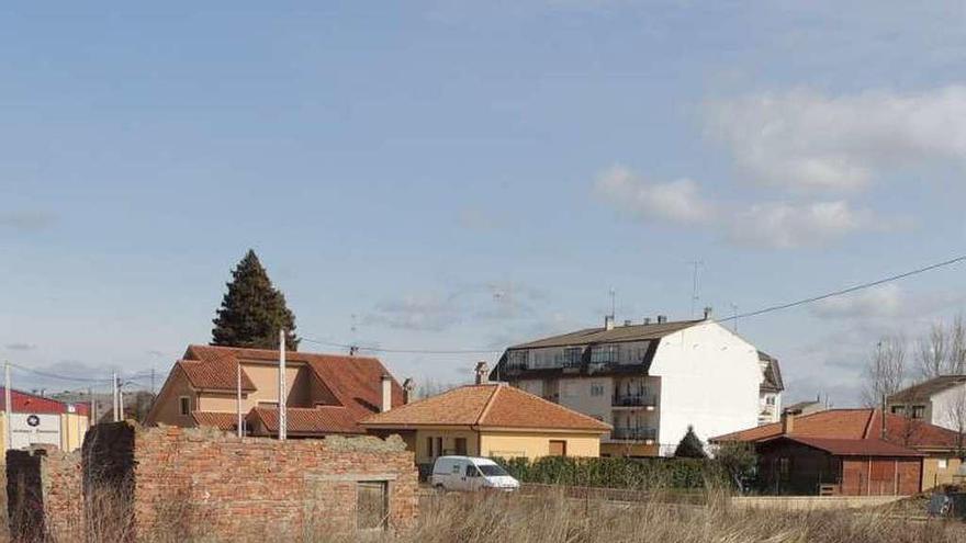 Zona de Santibáñez de Vidriales que va a ser urbanizada.