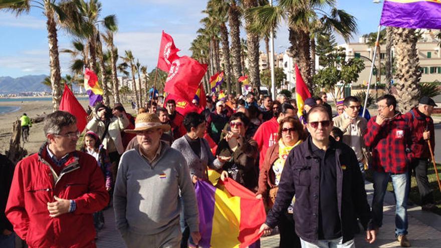 La marcha de esta mañana, por La Malagueta.