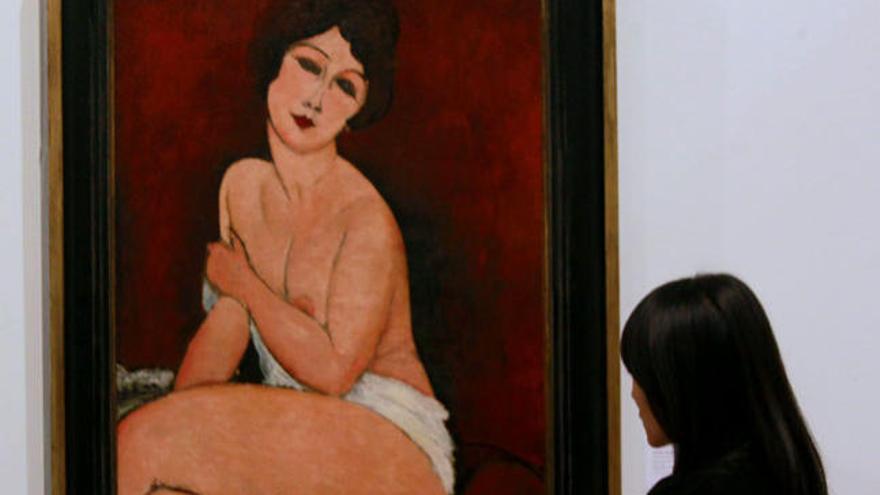 «La bella romana» de Modigliani. / EFE