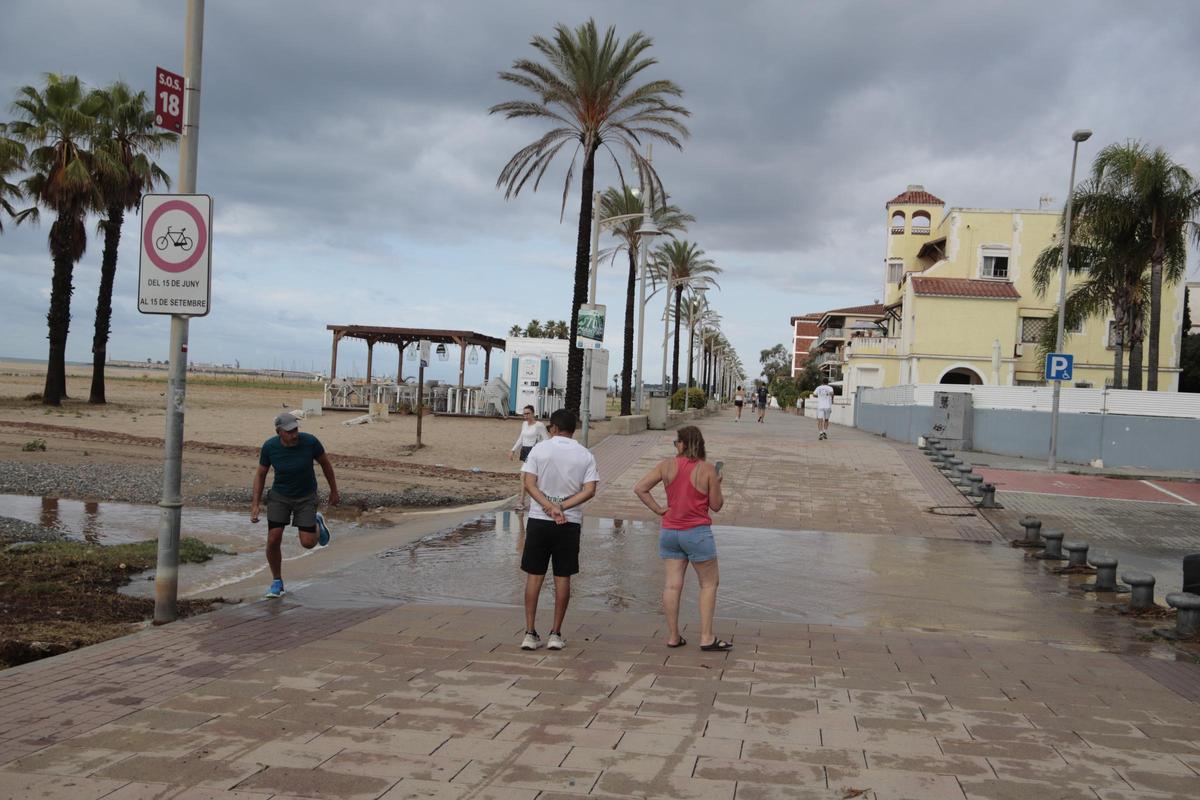 Les imatges de les pluges torrencials al sud de Catalunya