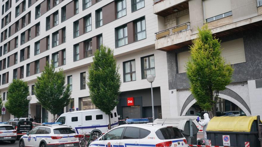 Una mujer de 32 años embarazada de gemelos, asesinada por su expareja en un apartahotel de Vitoria