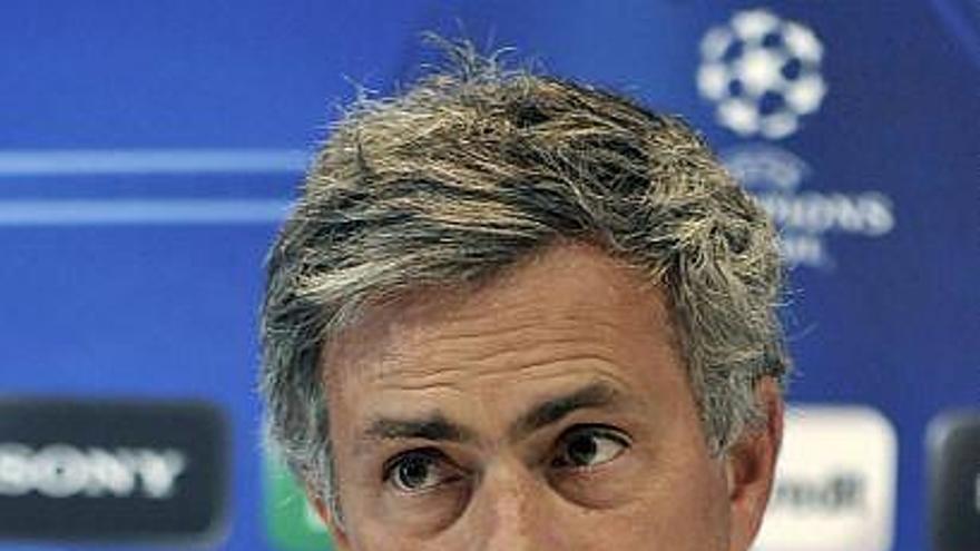 José Mourinho, durante la rueda de prensa previa al partido.