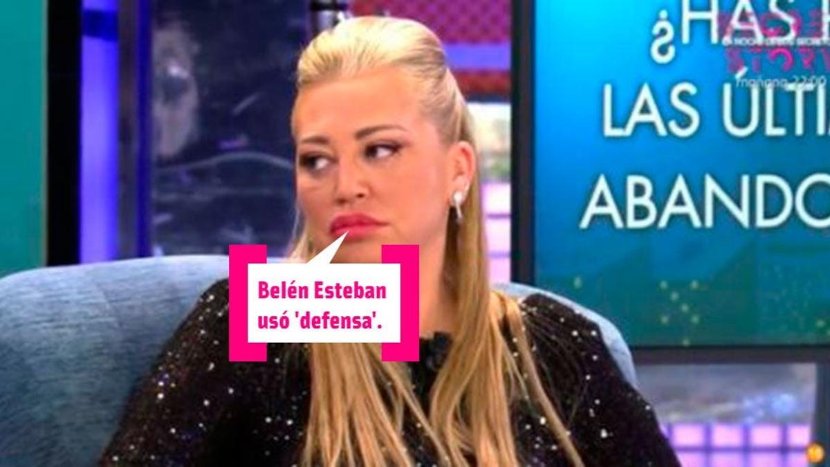 Belén Esteban en el plató de 'Sálvame'