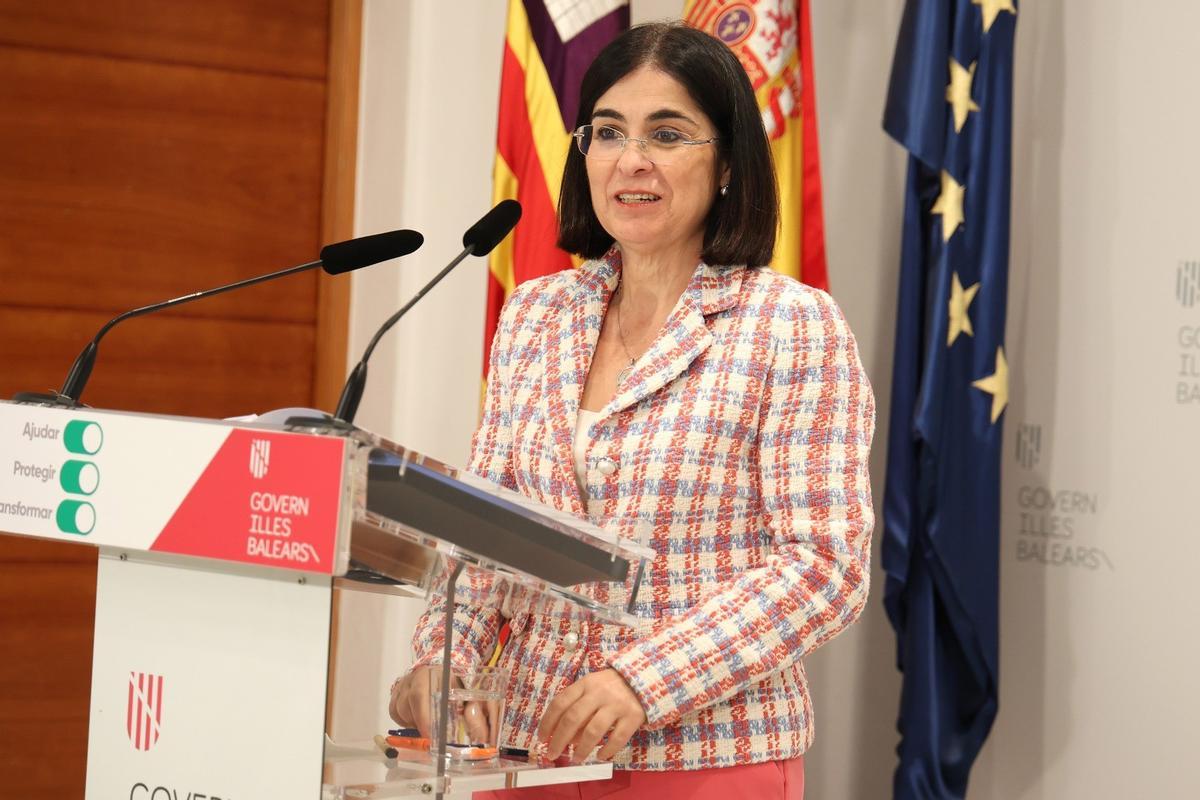 La ministra de Sanidad, Carolina Darias.