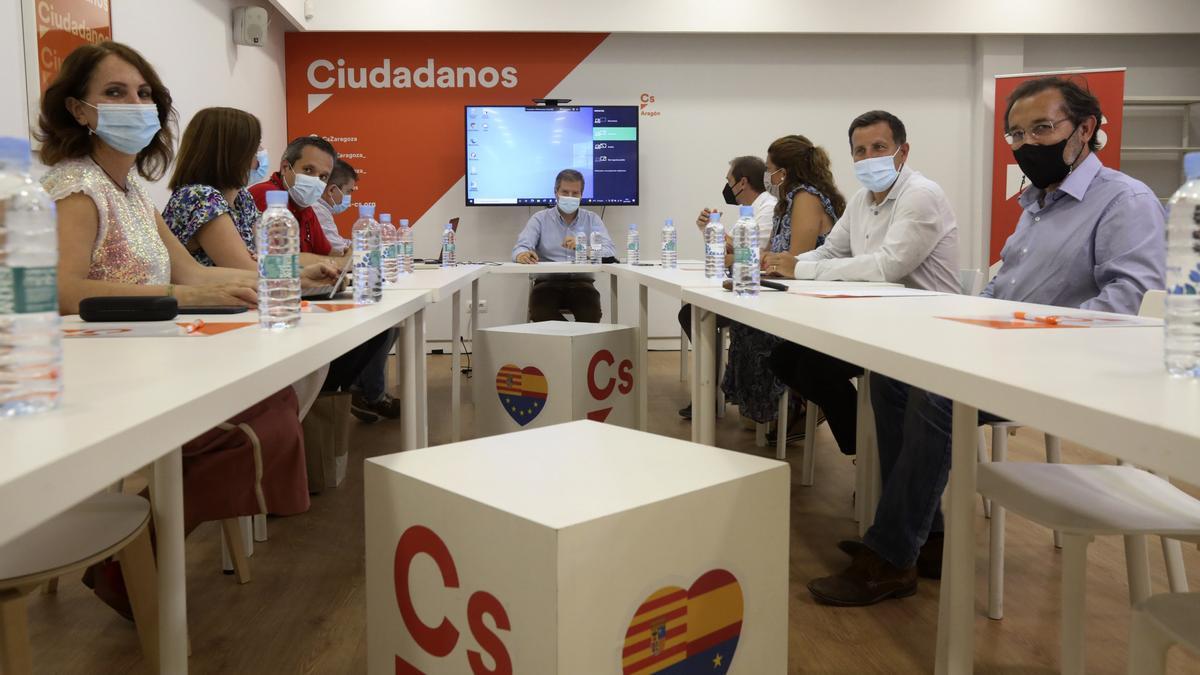 Comité Autonómico de Ciudadanos, este martes.