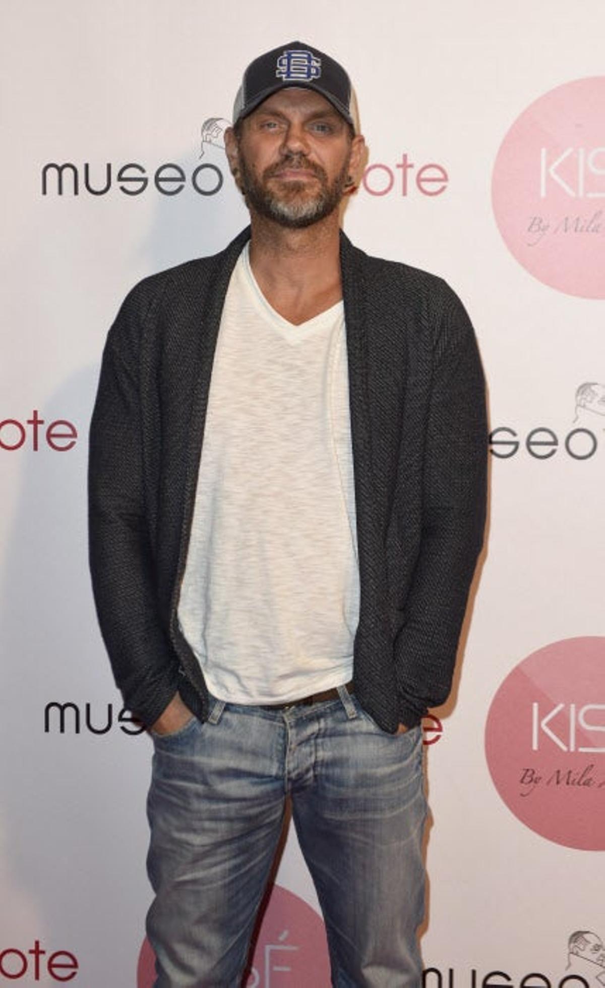 Nacho Vidal posando en el photocall