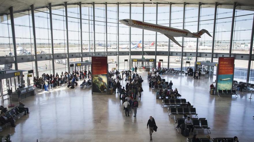 El aeropuerto de Manises, en una imagen de archivo