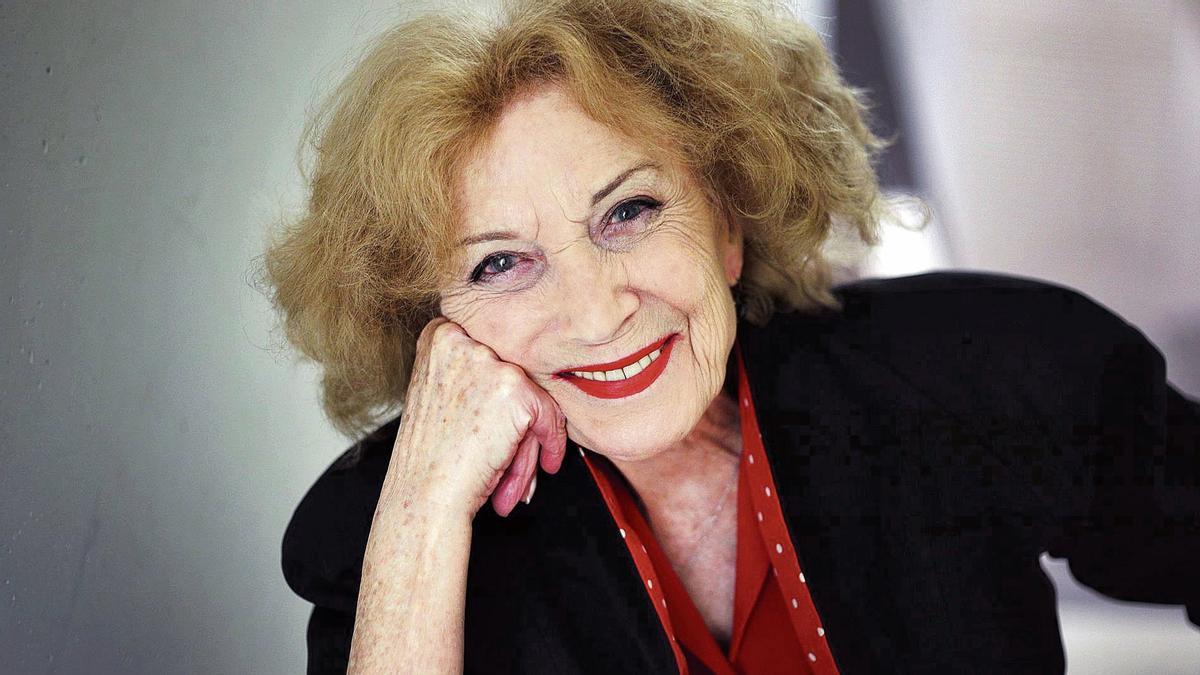 Marisa Paredes, en el Centro Lorca de Granada, el 18 de diciembre.