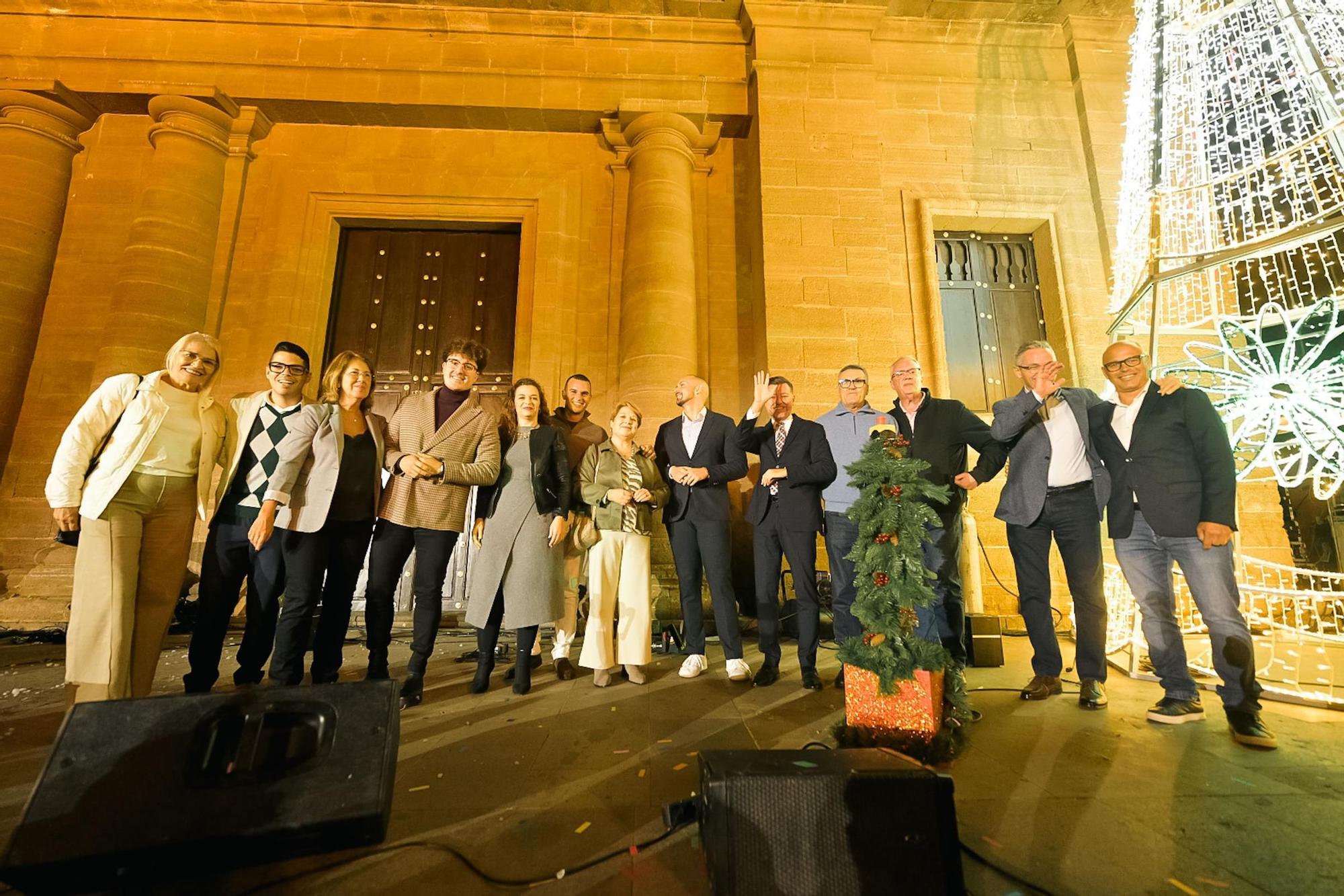 Gáldar brilla en su encendido navideño