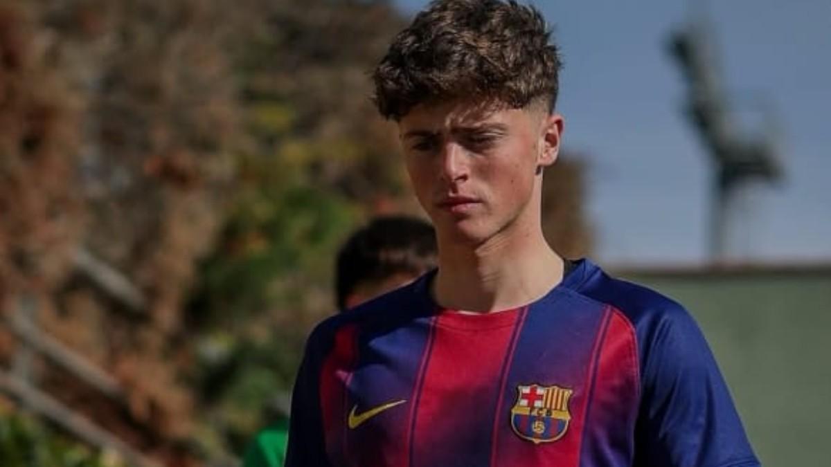 Nico Marcipar es un central con buen toque