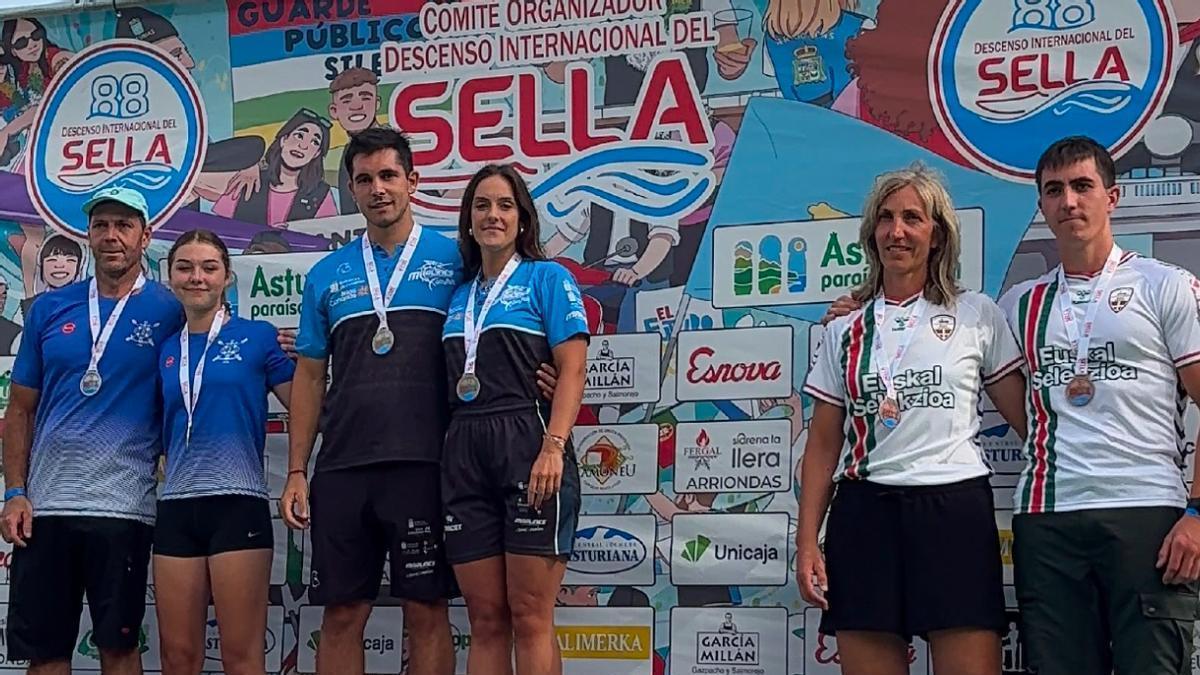Los Marlines brillan en la 8ª edición del Descenso Internacional del Sella con cuatro oros y una plata