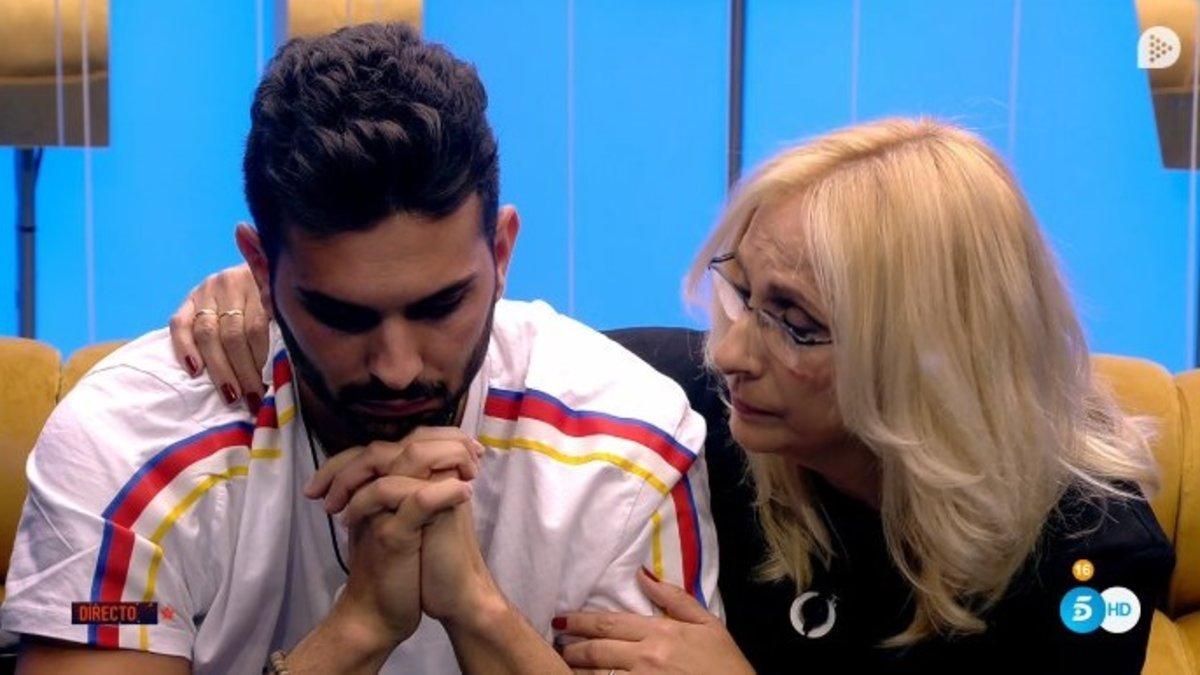 Suso y su madre en 'GH VIP'