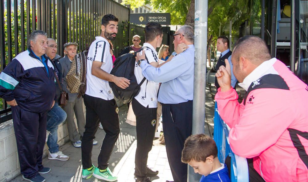 Llegada del Hércules a Olot.