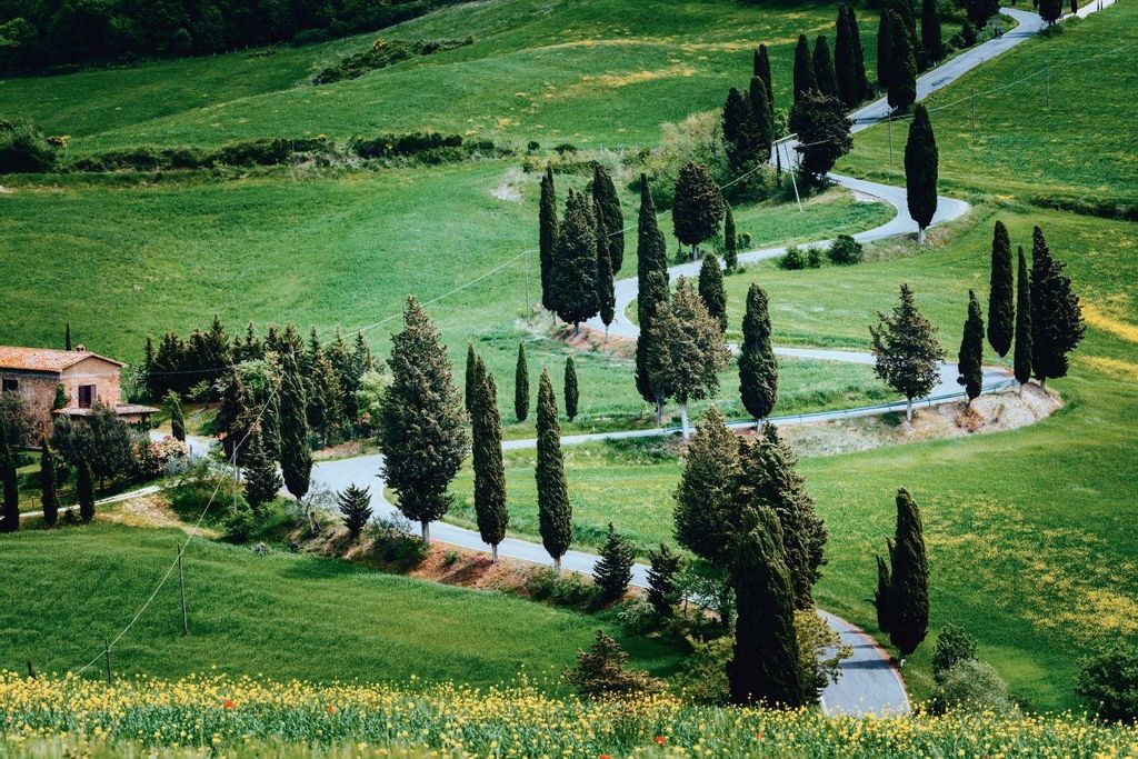 Un paseo por la Toscana, la Via Francígena es el nombre oficial que recibe la ruta que conecta Vercelli —en el Piamonte— y Roma