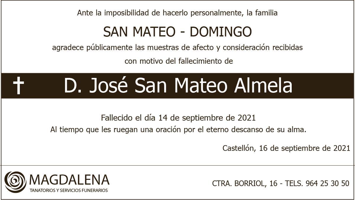 D. José San Mateo Almela