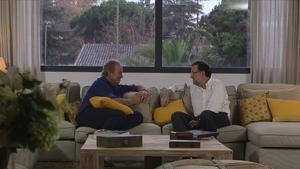 Mariano Rajoy ,amb Bertín Osborne, al programa ’En tu casa o en la mía’ de TVE.