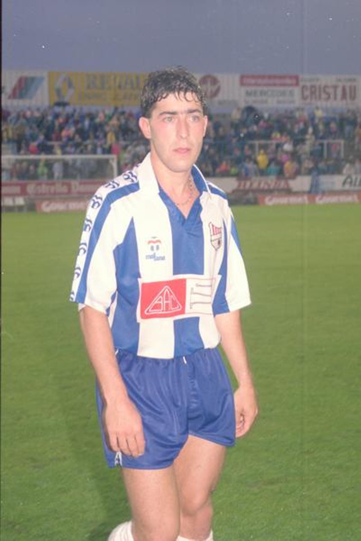 Ramos, al final d'un partit amb el Figueres