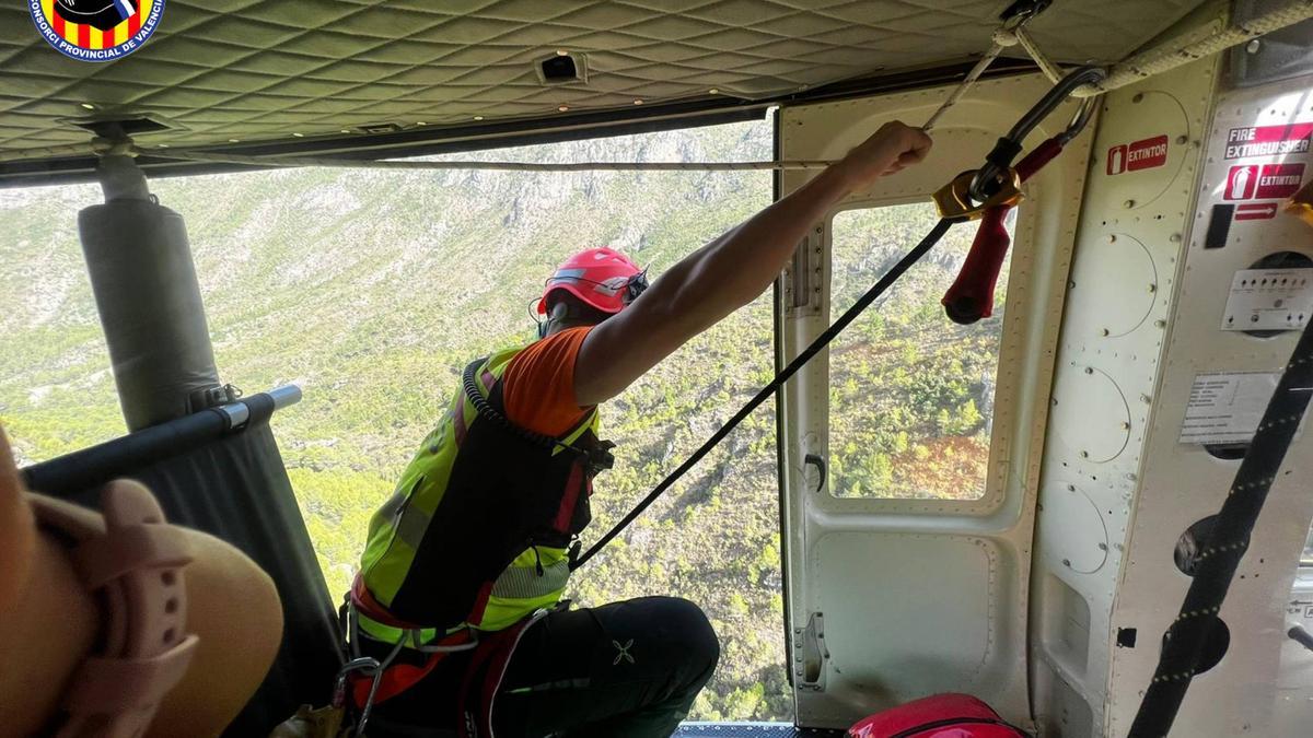 Rescatan a un hombre deshidratado y desorientado en Villalonga