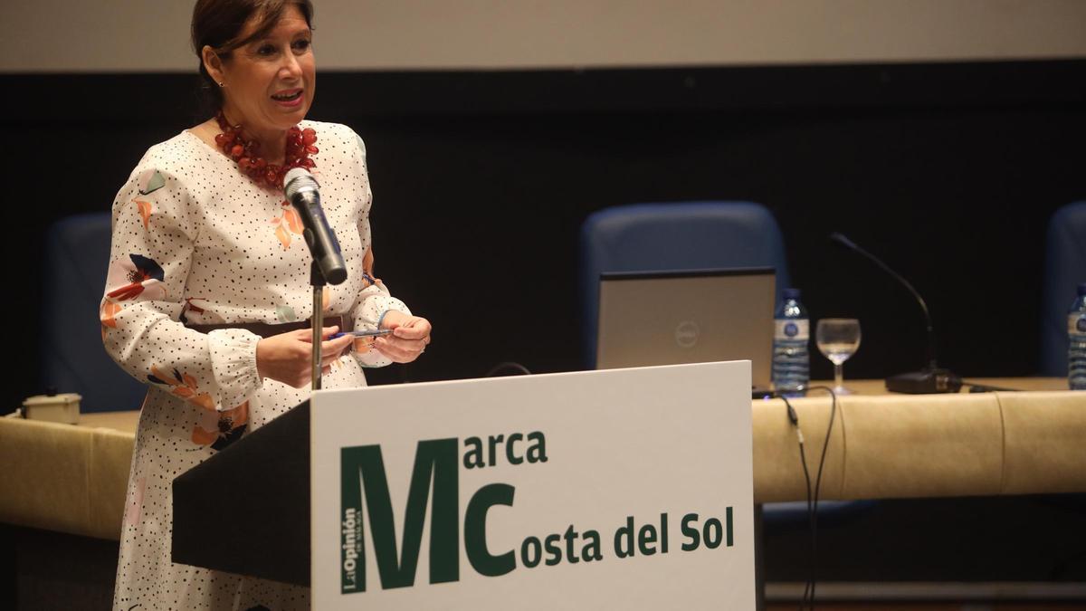 Gemma del Corral, delegada de Turismo, Cultura y Deporte de la Junta en Málaga, clausuró el acto